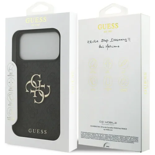 etui guess 4g big logo do iphone 17 pro  max - czarne na Arena.pl