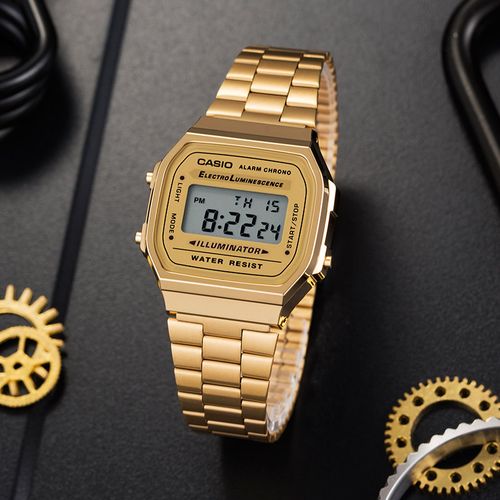 ZEGAREK MĘSKI CASIO A168WG-9W (zd088b) - KLASYKA + BOX na Arena.pl