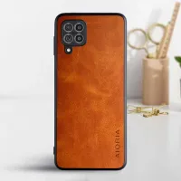 Etui AIORIA Vintage LEATHER do Samsung Galaxy M53 pomarańczowy