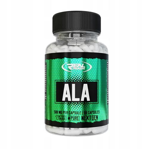 KWAS ALFA LIPONOWY ALA 500MG regeneracja krążenie Real Pharm ALA 90 kaps. na Arena.pl