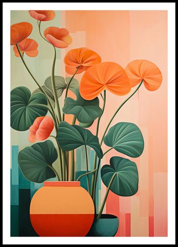 Plakat 68x98cm Kwiatowa Harmonia na Arena.pl