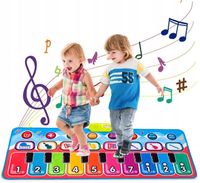 MATA MUZYCZNA EDUKACYJNA PIANINKO DUŻA DLA DZIECI NAGRYWA INSTRUMENTY