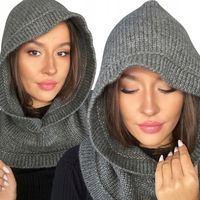 BALACLAVA CZAPKA KAPTUR KOMINIARKA GOLF UNISEKS MIĘKKI CIEPŁY MODNY K 2992