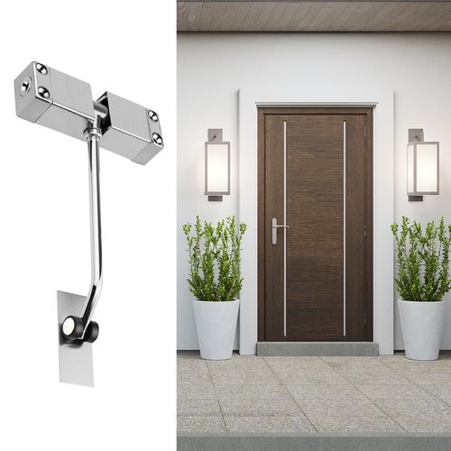 Metalowy Domykacz Drzwi Heckermann Jybmq08 Srebrny na Arena.pl