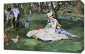 Obraz 60x40cm The Monet Family, Édouard Manet Vintage do Salonu