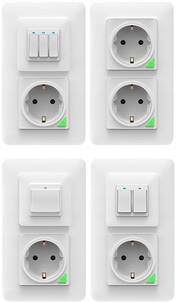 Podwójna ramka biała seria RM PSMART zdjęcie 6