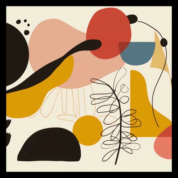 Plakat 40x40cm Rapsodia Barw zdjęcie 2