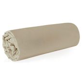 Prześcieradło satynowe bez gumki NOVA 160x210 Eurofirany beżowe