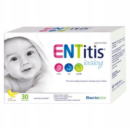 Entitis Baby smak bananowy 30 saszetek na Arena.pl