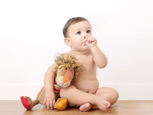 SIGIKID - Lew w paski 40 cm Patchwork Sweety na Arena.pl