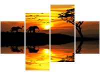 140CM 70 OBRAZ AFRYKA ŚCIENNY