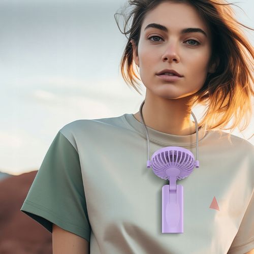 Wiatrak USB Cichy mini wentylator biurkowy ręczny 2400mAh TOPK K38 na Arena.pl