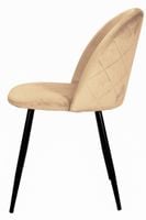 Krzesło tapicerowane GLORIA CREAM VELVET