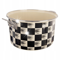 Garnek Emaliowany do Gotowania Tradycyjny na Gaz Indukcję 26 cm 6,5L