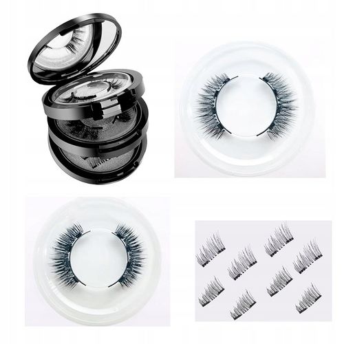 RZĘSY MAGNETYCZNE 8 PARY WIELOKROTNEGO UŻYTKU Z APLIKATOREM 3D na Arena.pl