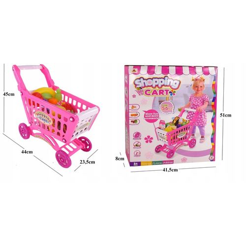 Duży wózek koszyk na zakupy akcesoria 28 el. 09R na Arena.pl