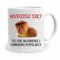Kubek Śmieszny Nosacz Janusz Polak Nudzisz Się? Z Nadrukiem Ze Zdjęciem