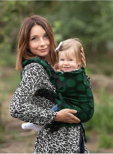 Nosidełko Kinder Hop Multi Soft: Dots Green Regulowane na Arena.pl