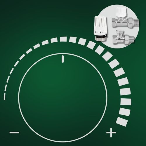 ZESTAW TERMOSTATYCZNY PROSTY ZAWÓR ZASILAJĄCY POWROTNY GŁOWICA DO na Arena.pl