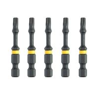 KOŃCÓWKI WKRĘTAKOWE UDAROWE TORSION T30/50 MM 5SZT - DW DT7398T