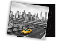 SZKLANA DESKA NA KUCHENKĘ 80x52 045B MIASTO