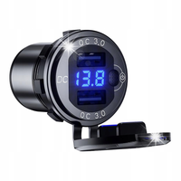 Gniazdo na MOTOR 2xUSB3.0 QC 36W SZYBKIE ŁADOWANIE