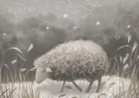 Plakat 29,7x21cm Bujna Owca