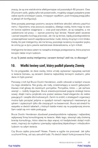 Reguła 80/20 na co dzień. Prosta droga do bogatszego i pełniejszego życia na Arena.pl