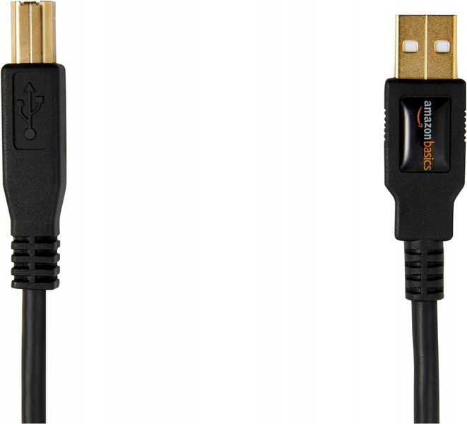 AmazonBasics USB 2.0/ USB Type B, 3m kabel USB USB A Mini-USB B Czarny zdjęcie 5