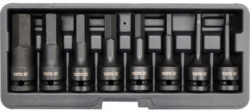 YATO ZESTAW UDAROWE KLUCZE IMBUSOWE TRZPIENIOWE imbusy 1/2" HEX 5-19mm na Arena.pl