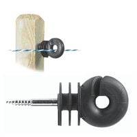 IZOLATOR PASTUCHA DO DRUTU PLECIONKI LINKI Z WKRĘTEM POMELAC 100 SZT