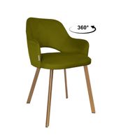 Krzesło obrotowe Milano podstawa Profil złota BL75