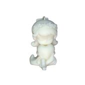 Świeca Dekoracyjna Biała Sojowa Naturalna Ozdobna Prezent Dziewczynka