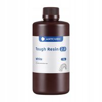 Anycubic Tough 2.0 Żywica do Drukarki 3D Wytrzymała Odporna Mocna Biała 1kg