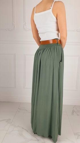 ZWIEWNA DŁUGA SPÓDNICA MAXI DO KOSTEK BOHO DAMSKA na Arena.pl