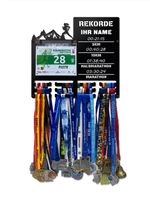 Wieszak na medale i numery startowe REKORDY BIEGOWE RUN twoje imię 102.1