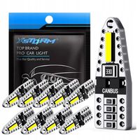 10x ŻARÓWKI LED W5W T10 POSTOJÓWKI B.MOCNE CANBUS