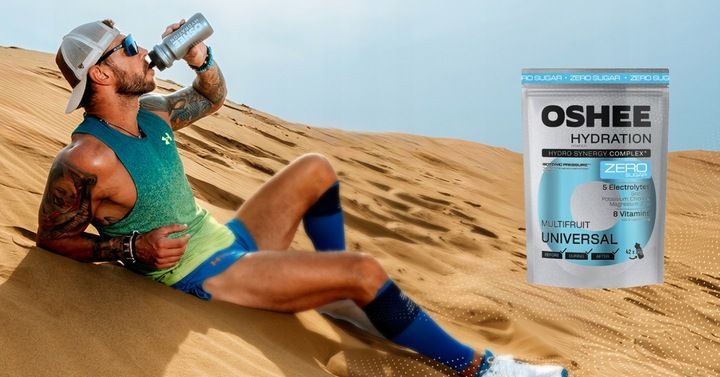 OSHEE Hydration Zero Sugar proszek Multifruit 630 g zdjęcie 3