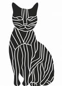 Plakat 13x18cm Zebra w Kocim Ciele