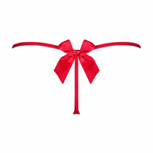 obsessive giftella stringi czerwone s/m elastyczny materiał multistretch na Arena.pl