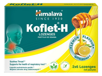 HIMALAYA Koflet-H, cytrynowy (12 tabl.)
