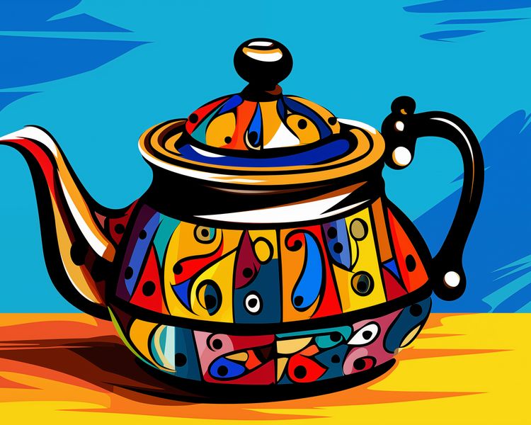 Plakat 50x40cm Może Herbatki? zdjęcie 1