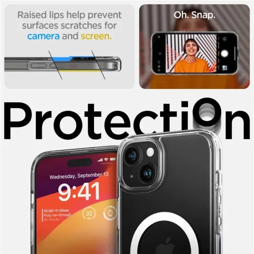 spigen ultra hybrid s magsafe, crystal clear - iphone 15 plus na Arena.pl