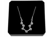 NASZYJNIK SREBRNY 925 - ZNAK ZODIAKU - WODNIK