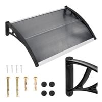 Daszek nad drzwi zadaszenie 150 x 80 cm szary