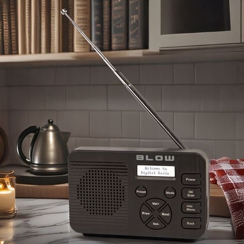 RADIO CYFROWE KUCHENNE BUDOWLANE PRZENOŚNE LCD BLUETOOTH DAB+ FM AUX na Arena.pl