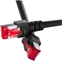 Kabel krosowy patchcord S/FTP CAT 6A LSZH 0.25m czarny securityNET 10Gbit