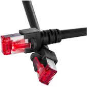 Kabel krosowy patchcord S/FTP CAT 6 LSZH 2m czarny securityNET 5Gbit