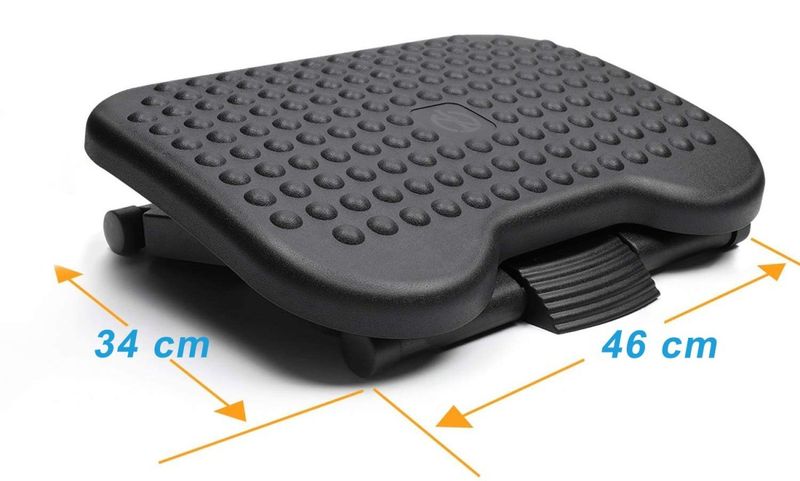 Podnóżek biurowy regulowany czarny EDUARDO zdjęcie 11