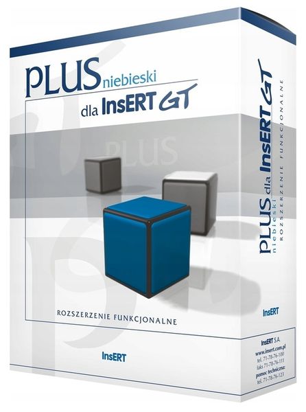 INSERT GT NIEBIESKI PLUS DLA SUBIEKTA GT BOX zdjęcie 1